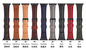 Creeda — bracelet de montre en <span class=keywords><strong>cuir</strong></span>, pour <span class=keywords><strong>Apple</strong></span> - Product Image 3