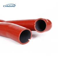 Tuyau en caoutchouc silicone pour liquide de refroidissement de radiateur, résistant à la corrosion, renforcé au fluor, haute pression, automobile