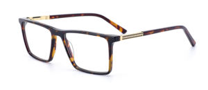 Visualmate光学アイウェア卸売カスタムロゴクリア近視アイガラスフレーム眼鏡特大アセテートメガネ - Product Image 4