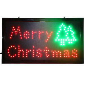High <b>Light</b> <b>Led</b> Merry Christmas Sign Lamp <b>Led</b> Merry Christmas Digital Billboard - Product Image 2