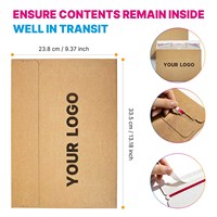 Enveloppes rigides en carton biodégradable écologiques A4 A5 A6 pour la promotion des produits alimentaires, sac d'expédition