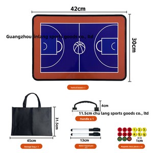 Tableau tactique de basketball double face imprimé, tableau droit portable effaçable, équipement pédagogique pour l'enseignement tactique des entraîneurs - Product Image 4