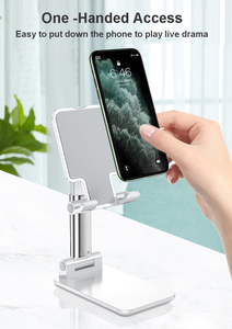 Desktop Aluminum Mobile Phone Holder Foldable <strong>Table</strong> Smartphone Stand <strong>Lazy</strong> Flexible Smartphone Support Holder - Product Image 6