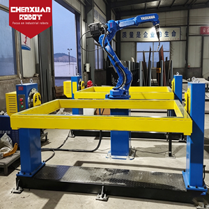 Celda de Soldadura Robótica Eficiente de Doble Estación, Estación de Trabajo con Posicionador Rotatorio para Soldadura Automática por Lotes de Estructuras Metálicas - Product Image 5