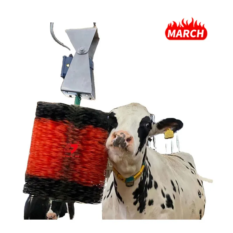 Escova elétrica para massagem de vacas, escova para limpeza de gado por indução automática, melhor qualidade, para coçar o corpo de vacas, fazenda de laticínios