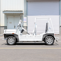 Certificat ECC chinois, pneu tout-terrain, batterie grande capacité, mini-voiture électrique en aluminium, Jeep Moke