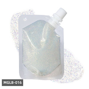 Nouveau produit – Gloss à lèvres végétalien transparent ultra-brillant à marque privée, gel bio scintillant pour maquillage quotidien, applicateur de paillettes corporelles - Product Image 6