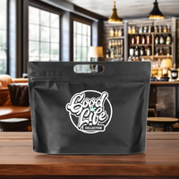 Sacs refermables en Mylar sur mesure, prêts à l'emploi, avec fermeture thermoscellable et zip refermable pour l'emballage de biscuits