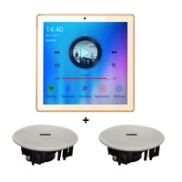 SP-PW420A+2C525F Mini amplificateur télécommandé, haut-parleur de plafond pour sonorisation, système de cinéma maison, ensemble