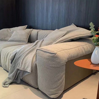 Canapé Chesterfield KASARO de luxe moderne 2 places Maxwell, rembourré en tissu, pour la maison, le salon, l'appartement, l'hôtel