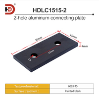 Plaque de connexion verticale 2020 2/4/6/8 trous Fixation de connexion de renfort de profil en aluminium 4040