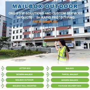 Boîte aux lettres personnalisée finie en aluminium Boîte <span class=keywords><strong>de</strong></span> dépôt verrouillable Boîte aux lettres en métal pour <span class=keywords><strong>le</strong></span> paiement des loyers Clés <span class=keywords><strong>de</strong></span> courrier <span class=keywords><strong>de</strong></span> journaux Cash - Product Image 5