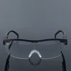 Blue Light Blocking +2.50 Degree Big Vision Chargeable Led Light Reading Glasses 1.6 Times Magnifying Glasses