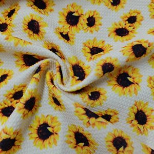 Motif de tournesol prix compétitif 210gsm polyester <span class=keywords><strong>balle</strong></span> imprimé tissu pour vêtements pour femmes - Product Image 5