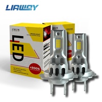 Faro LED Estilo L4 H7, 28W, 2800LM, 6500K, Bombilla Impermeable para Faro Delantero de Coche
