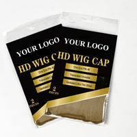 Sacs de luxe imprimés avec logo personnalisé pour perruque emballage de cheveux poly mailer boîtes de perruque cheveux humains OPP impression de sacs ensemble emballage cadeau pour perruque