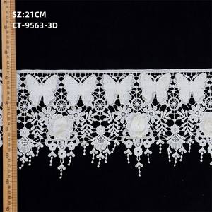 Tiras De Guipur: Acquisto Unico, Design Personalizzato, Pizzo Ricamato Idrosolubile con Strass e Nappe - Product Image 5