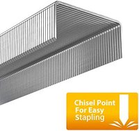 Agrafes robustes 24/6 26/6 argentées pour agrafeuses de bureau, largeur de la couronne 12 mm, longueur de la jambe 6 mm, en fer galvanisé au zinc, vente chaude