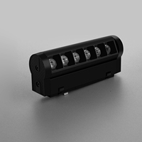Système d'éclairage sur rail LED moderne pour intérieur, salon, chambre, rail ultra fin, éclairage sur rail magnétique 48V