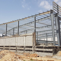 Estructura de Acero Prefabricada de Bajo Costo con Panel Sándwich para Iglesia, Supermercado, Taller - Edificio de Almacén Industrial Moderno