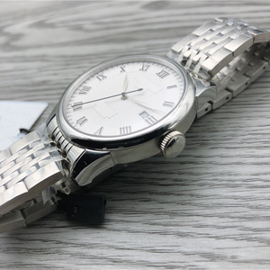 2025 montre mécanique de luxe haut de gamme pour hommes la plus vendue avec cadran blanc et calendrier pour les entreprises - Product Image 3