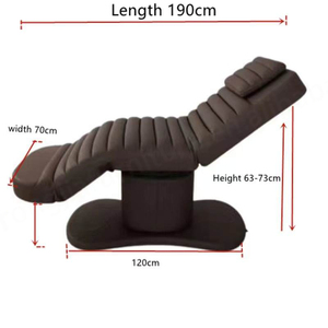 Cama de Belleza Eléctrica Moderna de 3 Motores, Mesa de Masaje Ajustable para Terapia, Uso en Salón - Product Image 6
