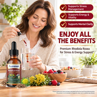 Extrait liquide de Rhodiola Rosea en gros pour OEM – Complément alimentaire pour le stress, l'humeur et l'énergie – Gouttes liquides de Rhodiola Rosea