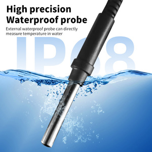 Tuya thông minh ẩm kế Nhiệt kế không dây giám sát từ xa cảm biến kép đầu dò cho hồ bơi trong nhà phòng tắm nhà kính với đầu dò - Product Image 5