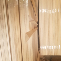 Chaflanes de madera de triángulo de Paulownia de madera maciza de buena marca de China