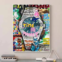 Affiches de montre pop art modernes populaires et peintures à l'huile rue graffiti art mural bureau ou décor à la maison