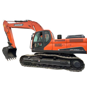 Excavatrice sur chenilles Doosan DX350LC-9C de 35 tonnes avec godet de creusement, moteur de marque Doosan - Product Image 1