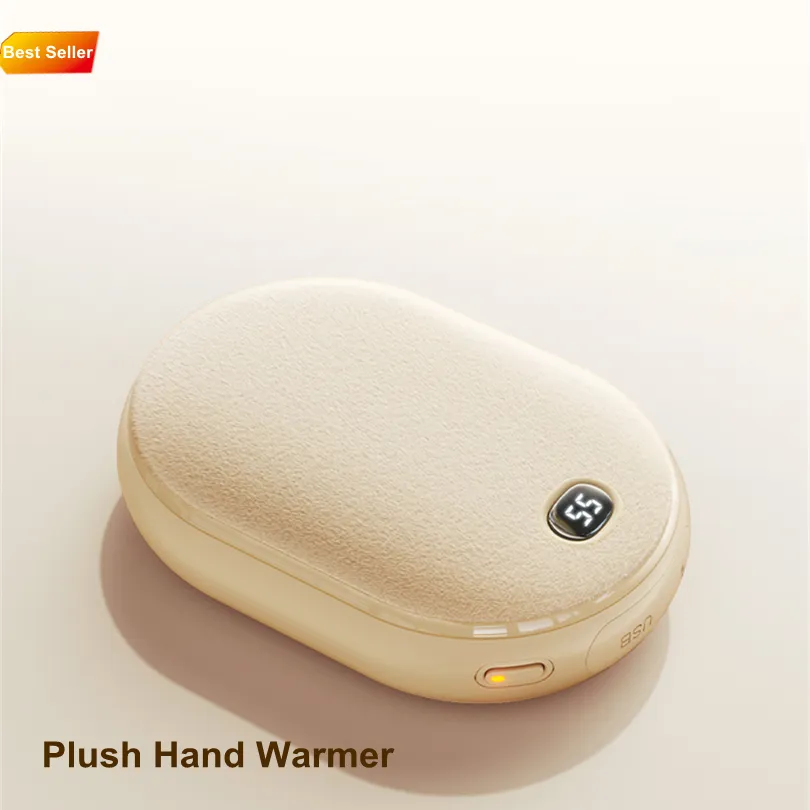 Hot sale low price woolly hand warmer make custom design electric heated hand warmer rechargeable hand heater BSCI factory