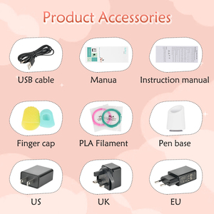 Đồ Chơi Thông Minh Bút Vẽ Kỹ Thuật Số Chuyên Nghiệp Bút 3D Nghệ Thuật Hiện Đại Và Vẽ Nguệch Ngoạc V5 Kèm Dây Tóc Miễn Phí - Product Image 6