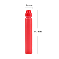 Superdots Art Paint Dabbers, flacons plats permanents rechargeables, marqueurs de graffiti, pointe en éponge, flacon vide à presser, flacon de bingo dauber