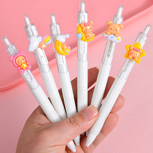 Penna Gel Creativa in Plastica con Punta ST, Asciugatura Rapida, 0.5mm, Design Carino Orsetto <span class=keywords><strong>Buonanotte</strong></span>, Ideale per Firme - Product Image 4