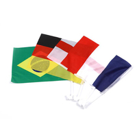 Drapeau miniature publicitaire personnalisé imprimé numériquement pour voiture avec poignée en plastique