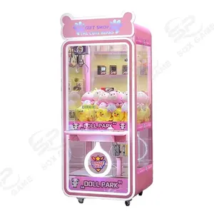 Populaire Crazy Toy 2 Grue Jeu Machine Jouets Griffe Attraper Poupées Machine Cadeau Distributeur Automatique