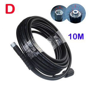 BEAR CRYSTAL noir M22 à M14 haute pression 18MPA PVC tuyau d'extension pompe hydraulique 5m/10m/15m longueur pour Karchers <span class=keywords><strong>nettoyage</strong></span> de <span class=keywords><strong>voiture</strong></span> - Product Image 4