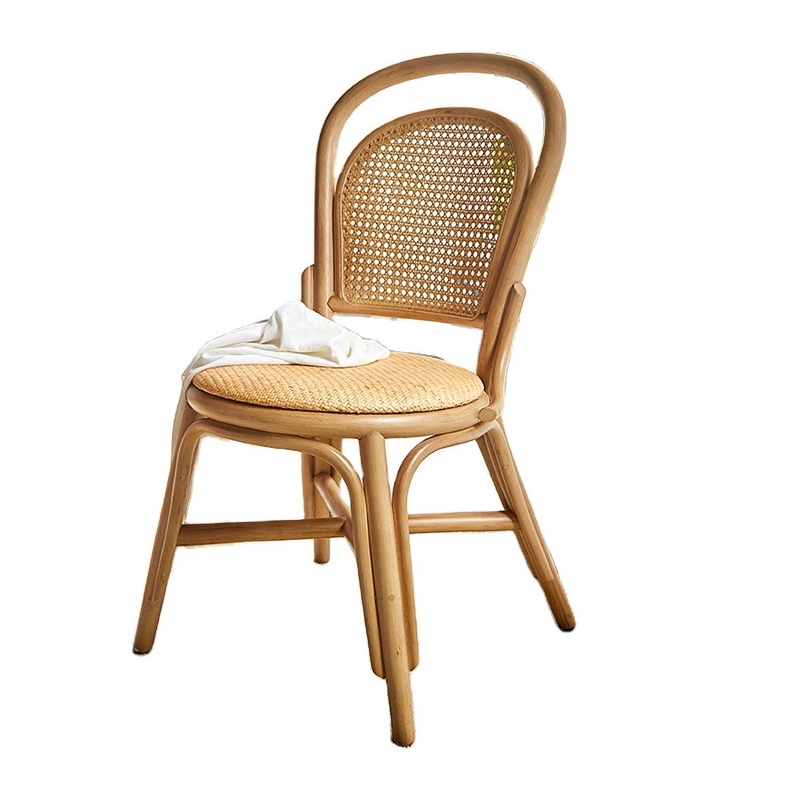 Роскошная мебель для столовой, обеденные стулья из натурального ротанга