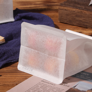 Bolsa de Papel de Algodón Blanco Mate para Empacar Pan, con Ventana Transparente, Base Plana y Autoportante, para Panadería, Tostadas y Galletas, Suministro al por Mayor - Product Image 3