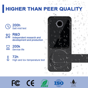 Bán Hot cerradura bên ngoài an ninh thông minh trong nhà khóa duy nhất chốt điện tử Wifi tuya App cửa gỗ Nhà Máy Giá - Product Image 1