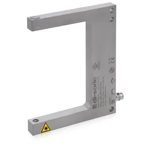 Barrera de Luz Láser OGUL081G3-T3/V4A de di-soric, Acero Inoxidable, IP67, 10-30VDC, Salida Push-Pull, Conector M8 - Product Image 1