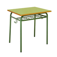 Meubles de classe modernes en bois pour lycée, ensemble bureau et chaise pour étudiants