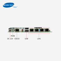 Placa Base Industrial ITX-M9E 4 Lan J1900 DDR3L 6 USB COM PS2 Mini-PCIE WIN Linux para Firewall, Router y Seguridad de Red