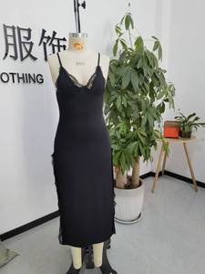 <span class=keywords><strong>Camicie</strong></span> <span class=keywords><strong>da</strong></span> <span class=keywords><strong>Notte</strong></span> Estive Sexy Senza Maniche in Pizzo Traspirante per Donne Taglie Forti, Stile Americano con Logo Frontale - Product Image 6