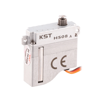 Moteur Servo Numérique Haute Pression en Alliage d'Aluminium Kst Hs08-a, Sans Balais, 6.0 Kg.cm, 0.11 Sec, Pièces pour Avion RC Télécommandé