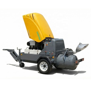 Máquina pulverizadora de hormigón <span class=keywords><strong>para</strong></span> mezcla semiseca de mortero, bomba de mortero con tolva, transportador de mortero montado en semirremolque - Product Image 4