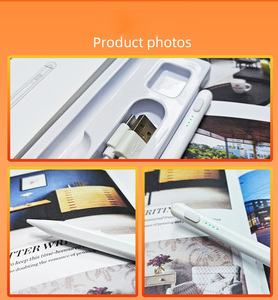 ปากกาสไตลัสสำหรับ iPad 314 รุ่น Palm Rejection พร้อมแม่เหล็กดูดติด รองรับการเอียง ชาร์จเร็ว 15 นาที ไฟ LED ดิจิตอล สำหรับ Pro Air Mini 2018-2026 OEM - Product Image 2