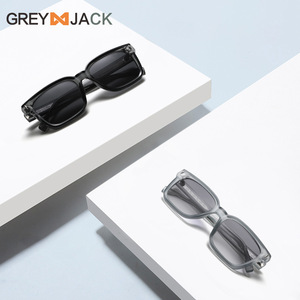 Lunettes de soleil unisexes Greyjack, monture TR90, lentille TAC, protection UV400, design carré pour hommes et femmes - Product Image 1