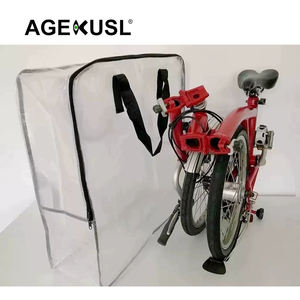 AGEKUSL Sac de transport pliable pour vélo Design pliable à trois volets pour <span class=keywords><strong>Brompton</strong></span> Pikes Royale Camp Crius Crius pliable à trois volets - Product Image 3
